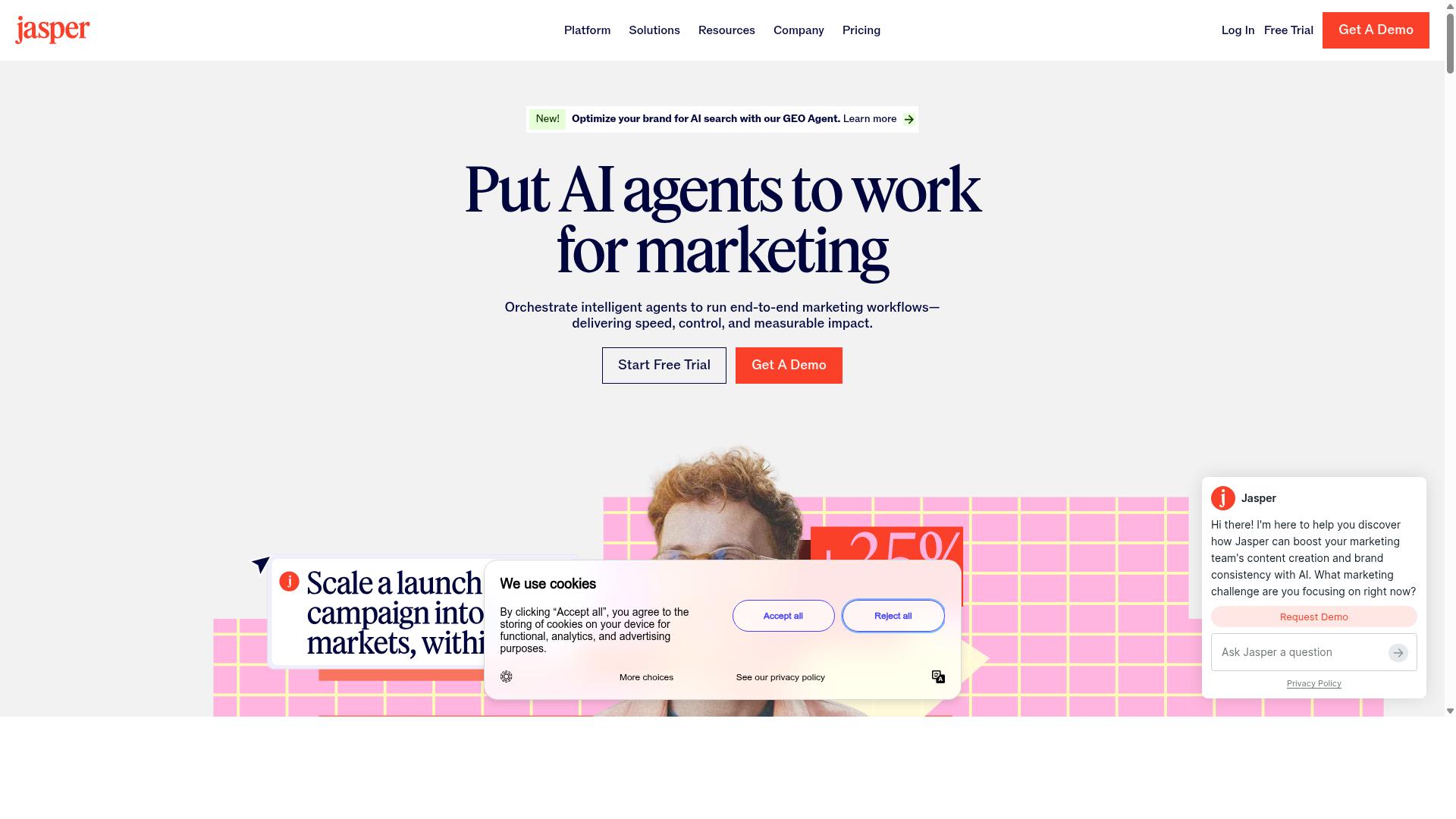 Jasper website